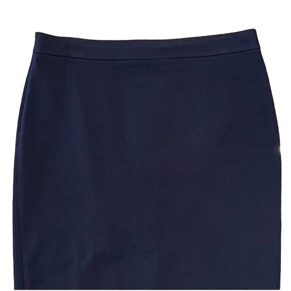 Banana Republic Navy Pencil Straight Skirt - SIZE 10 Tall - Picture 3 of 9